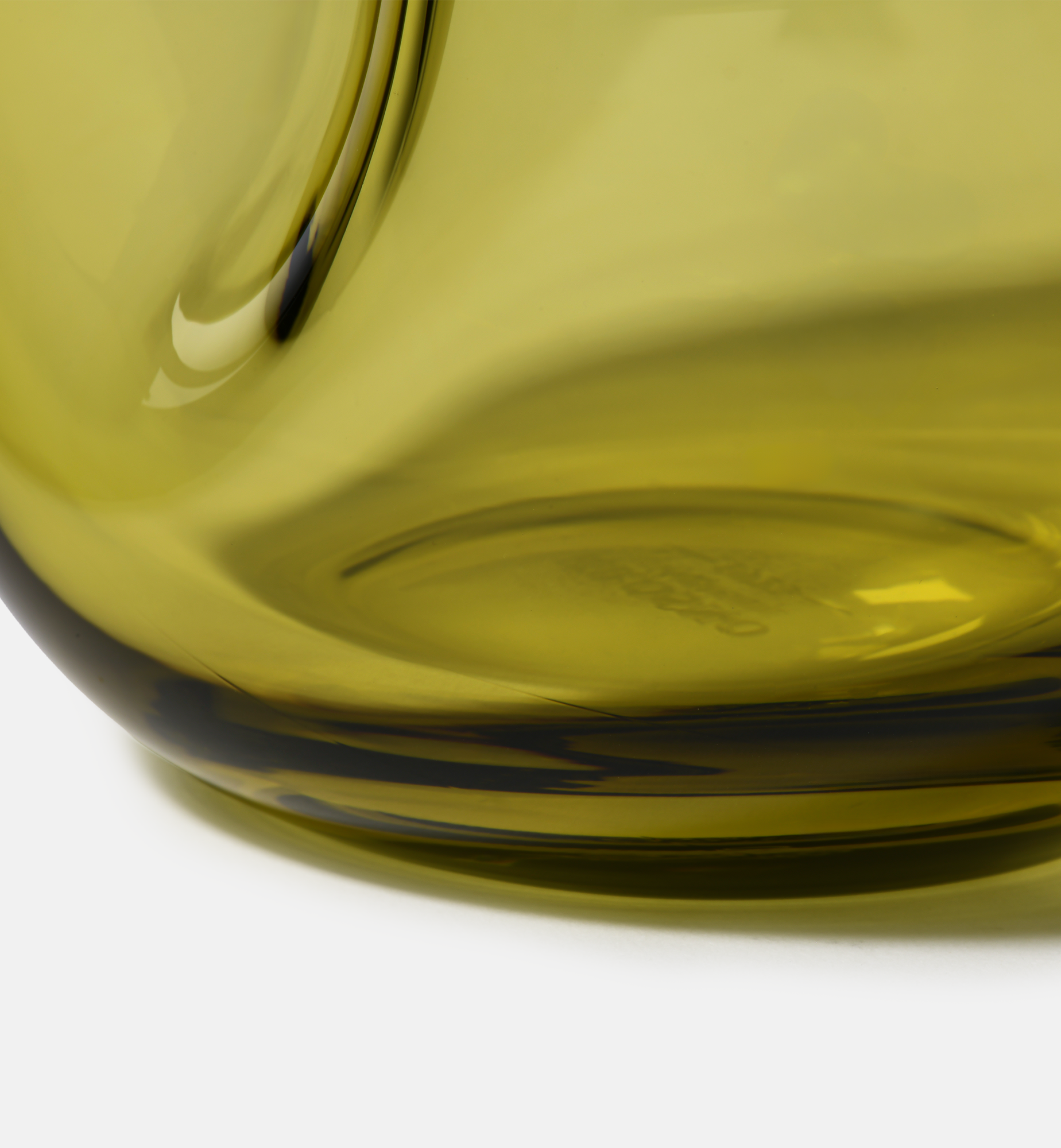 Flow Vase, Olive, 20 cm