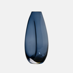 Flow Vase, Navy, 28 cm