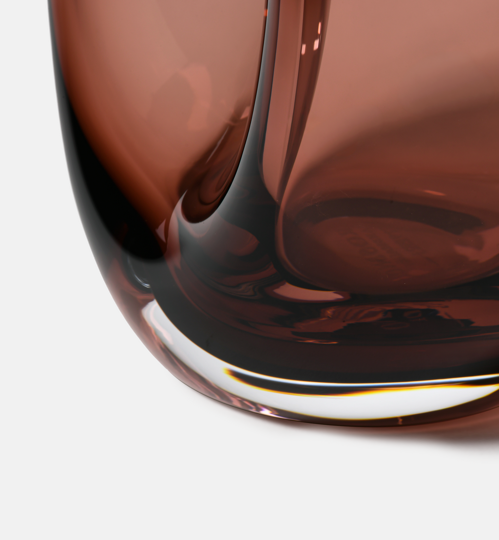 Flow Vase, Burgundy, 28 cm