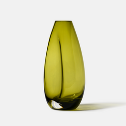 Flow Vase, Olive, 28 cm