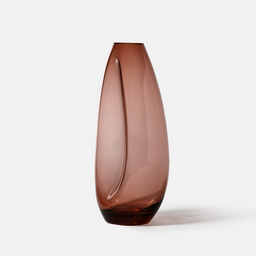 Flow Vase, Burgundy, 32 cm