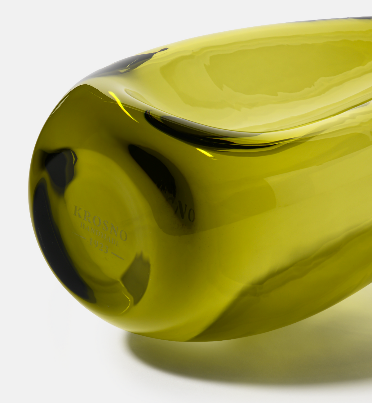 Flow Vase, Olive, 28 cm