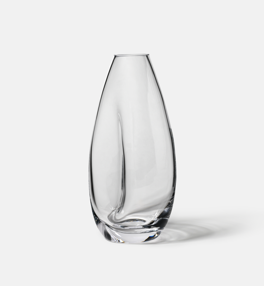 Flow Vase, Clear, 28 cm