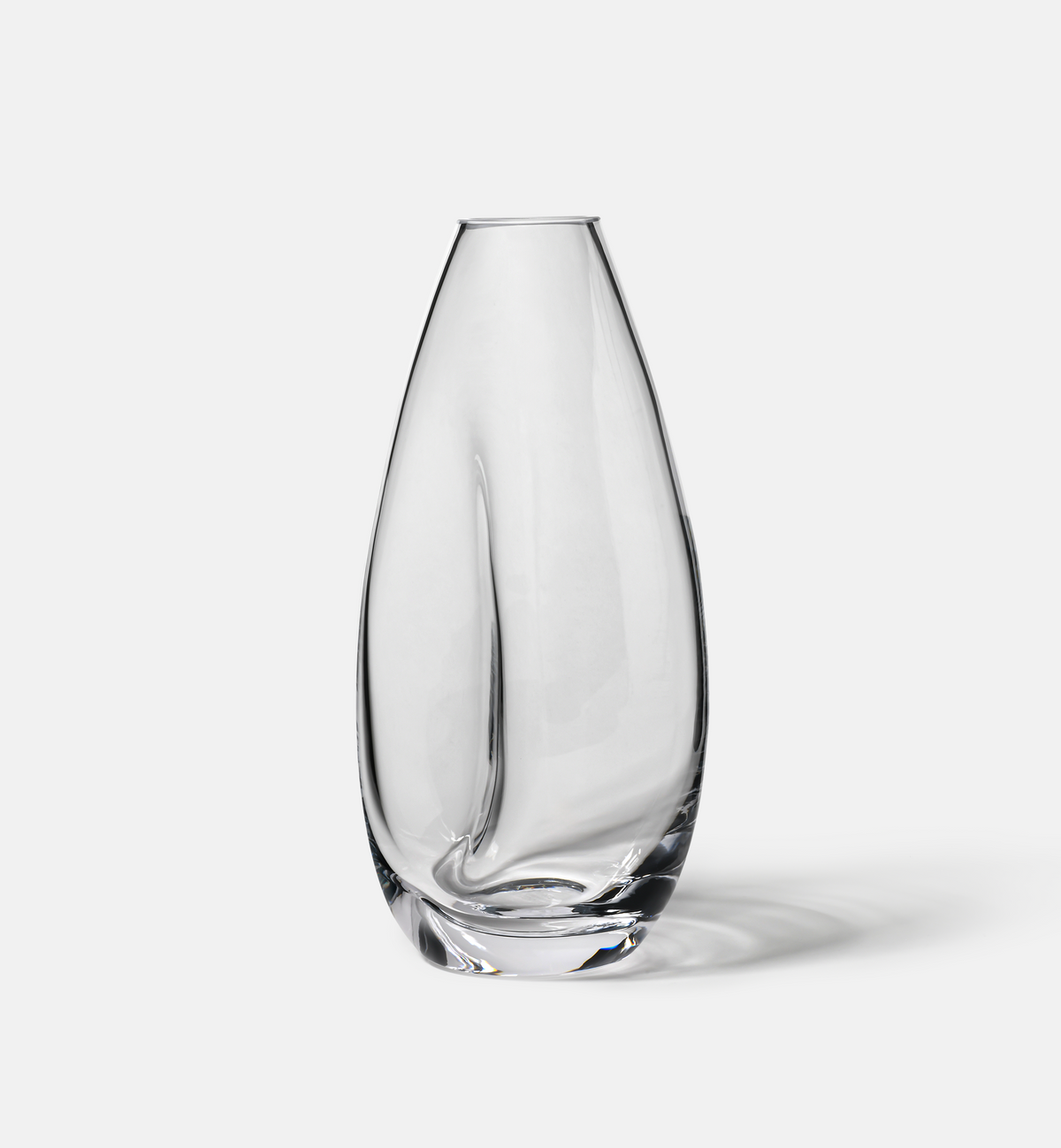 Flow Vase, Clear, 28 cm