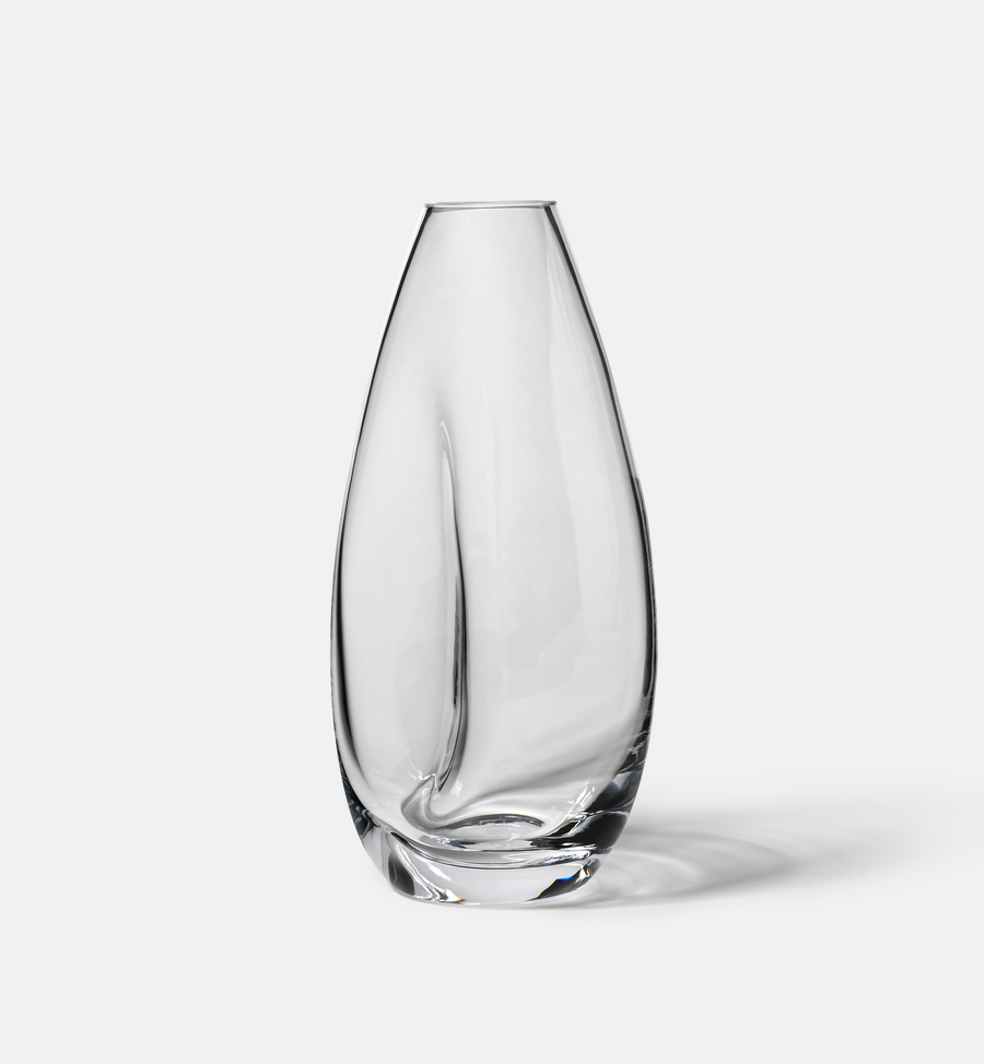 Flow Vase, Clear, 28 cm