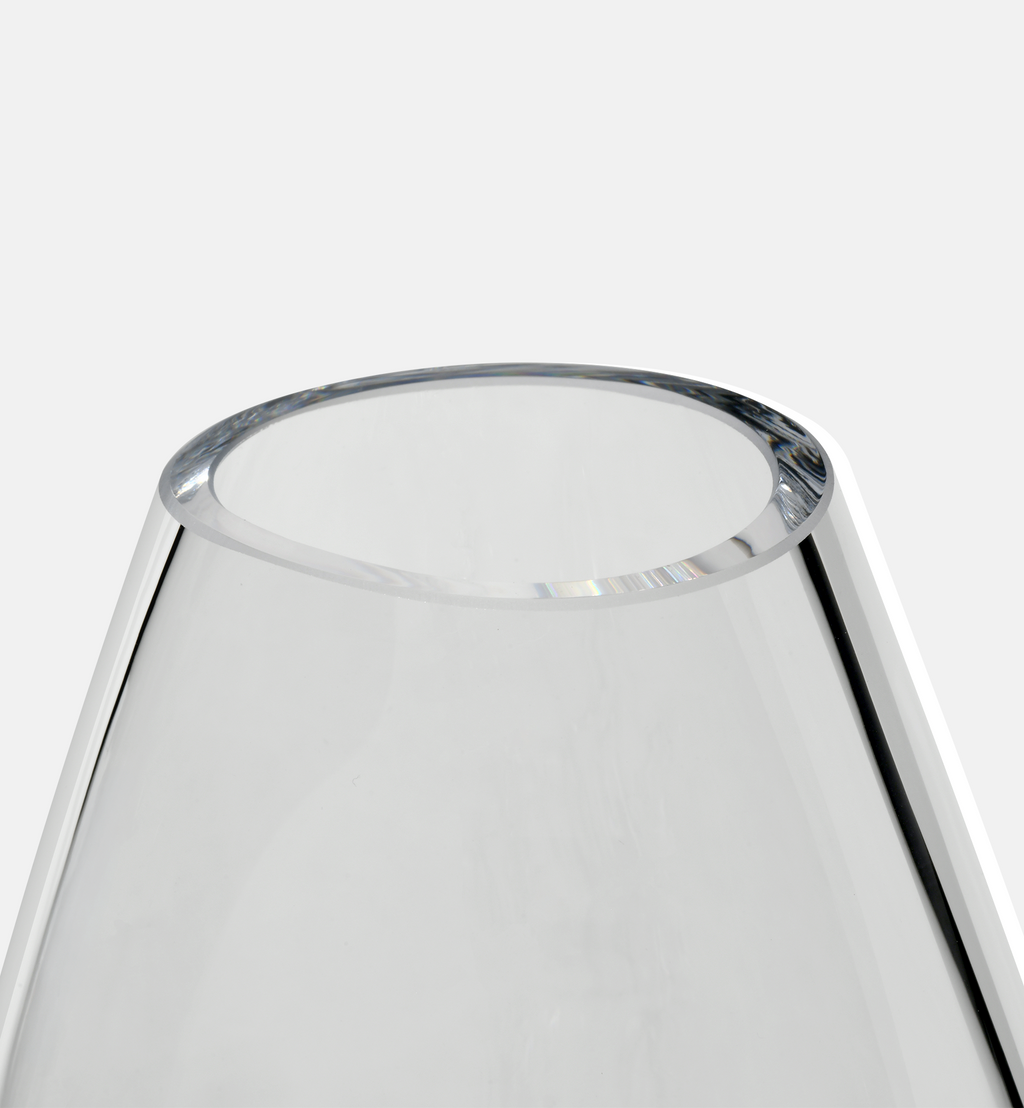 Flow Vase, Clear, 28 cm