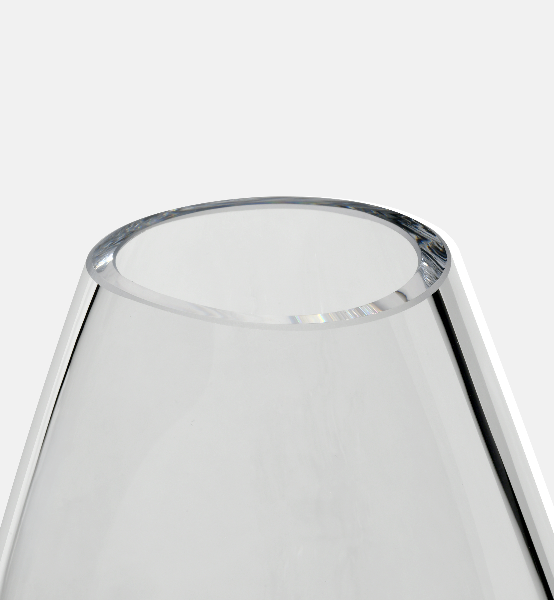 Flow Vase, Clear, 28 cm