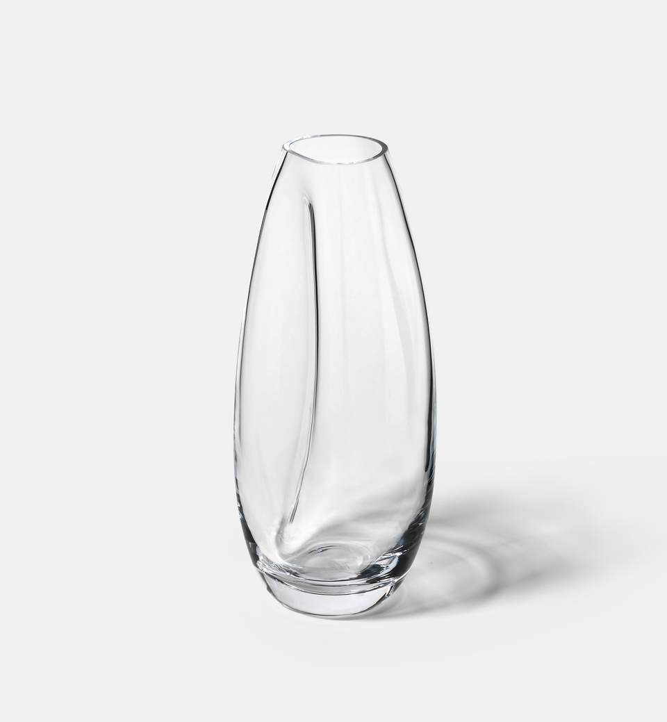 Flow Vase, Clear, 32 cm