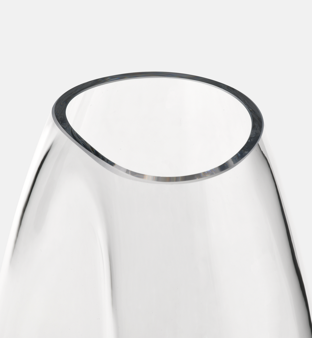 Flow Vase, Clear, 32 cm