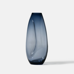 Flow Vase, Navy, 32 cm