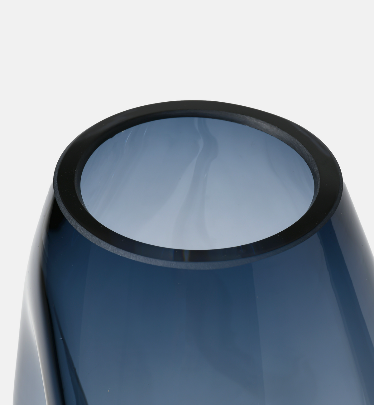 Flow Vase, Navy, 32 cm