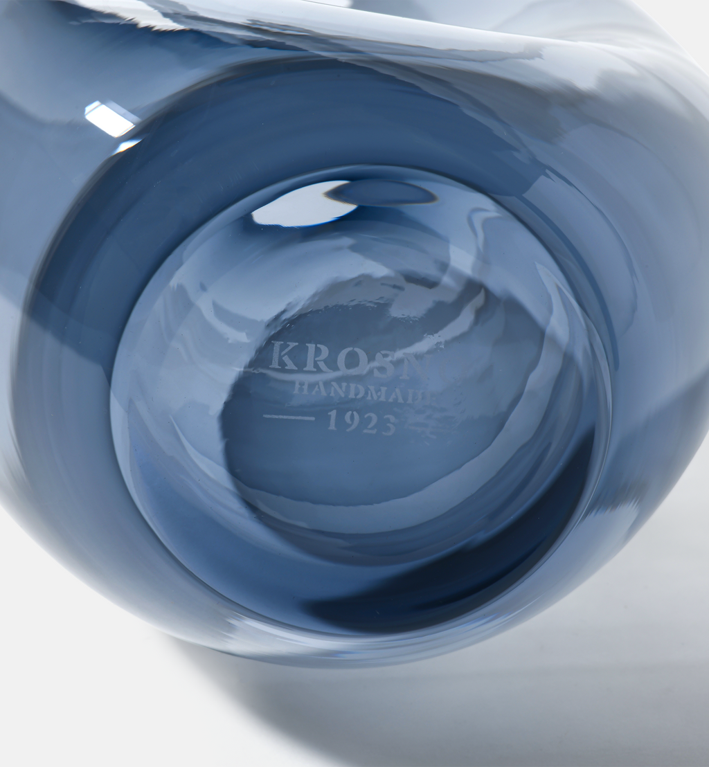 Flow Vase, Navy, 32 cm