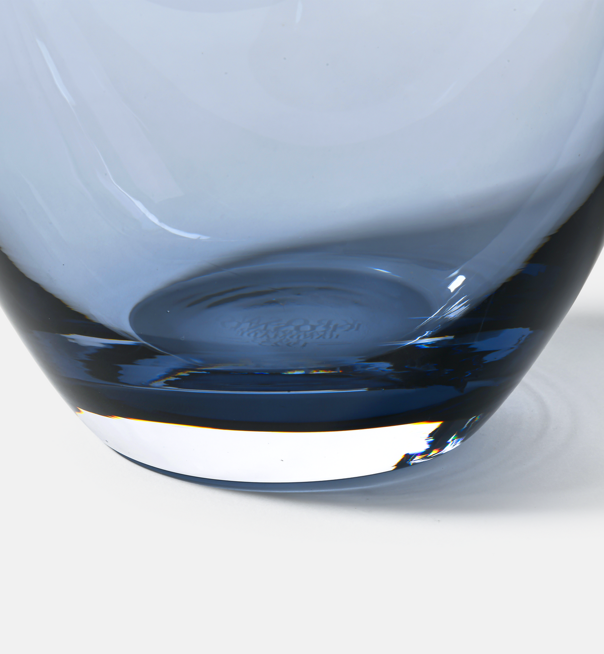 Flow Vase, Navy, 32 cm