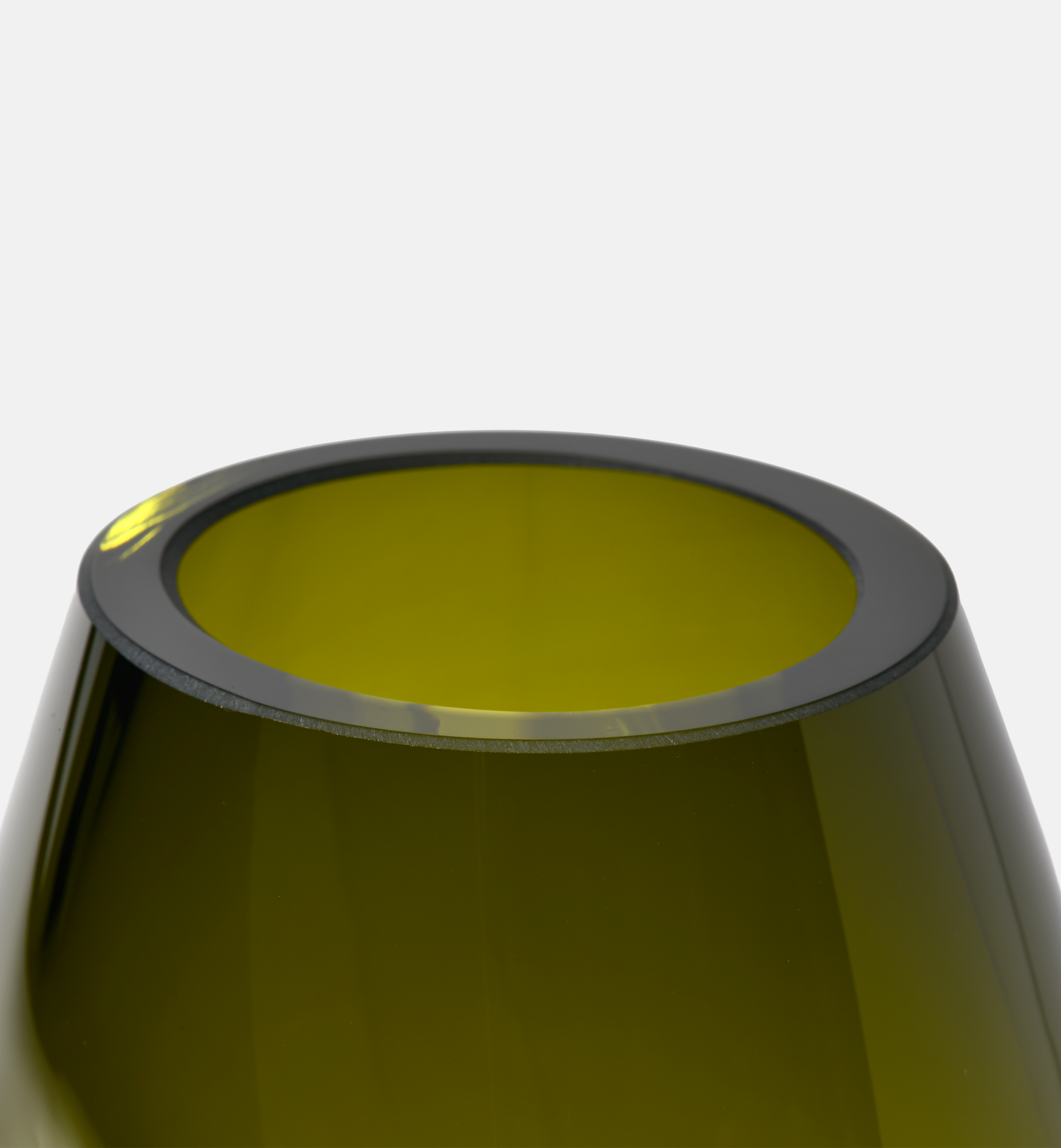 Flow Vase, Olive, 32 cm
