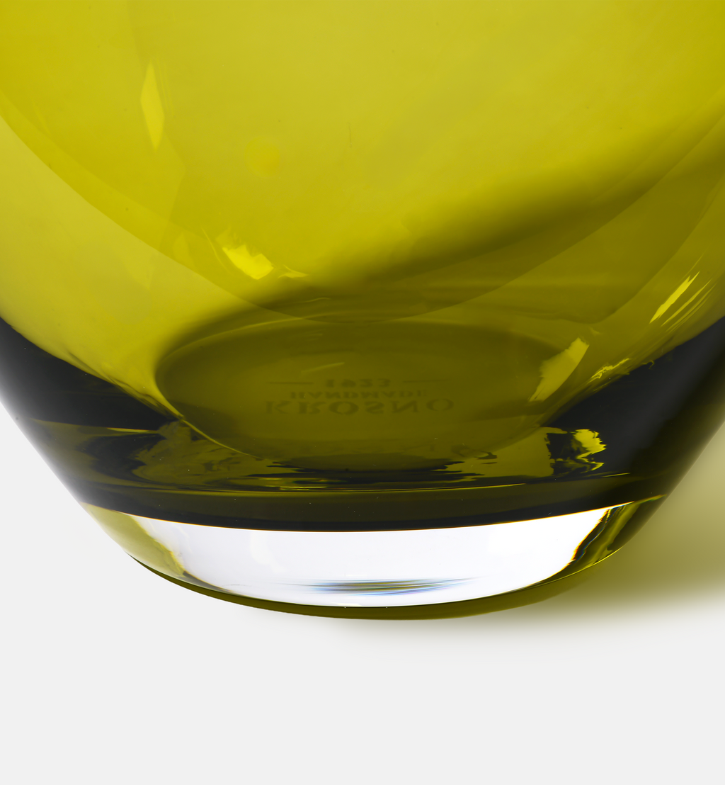 Flow Vase, Olive, 32 cm