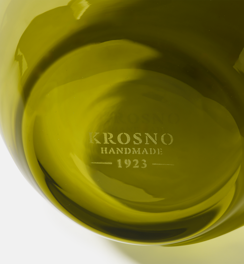 Flow Vase, Olive, 32 cm