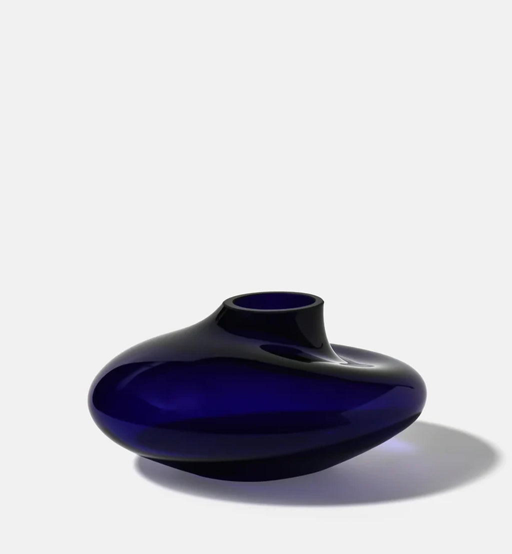 PEBBLE 2017 Vase, Cobalt, 12 cm