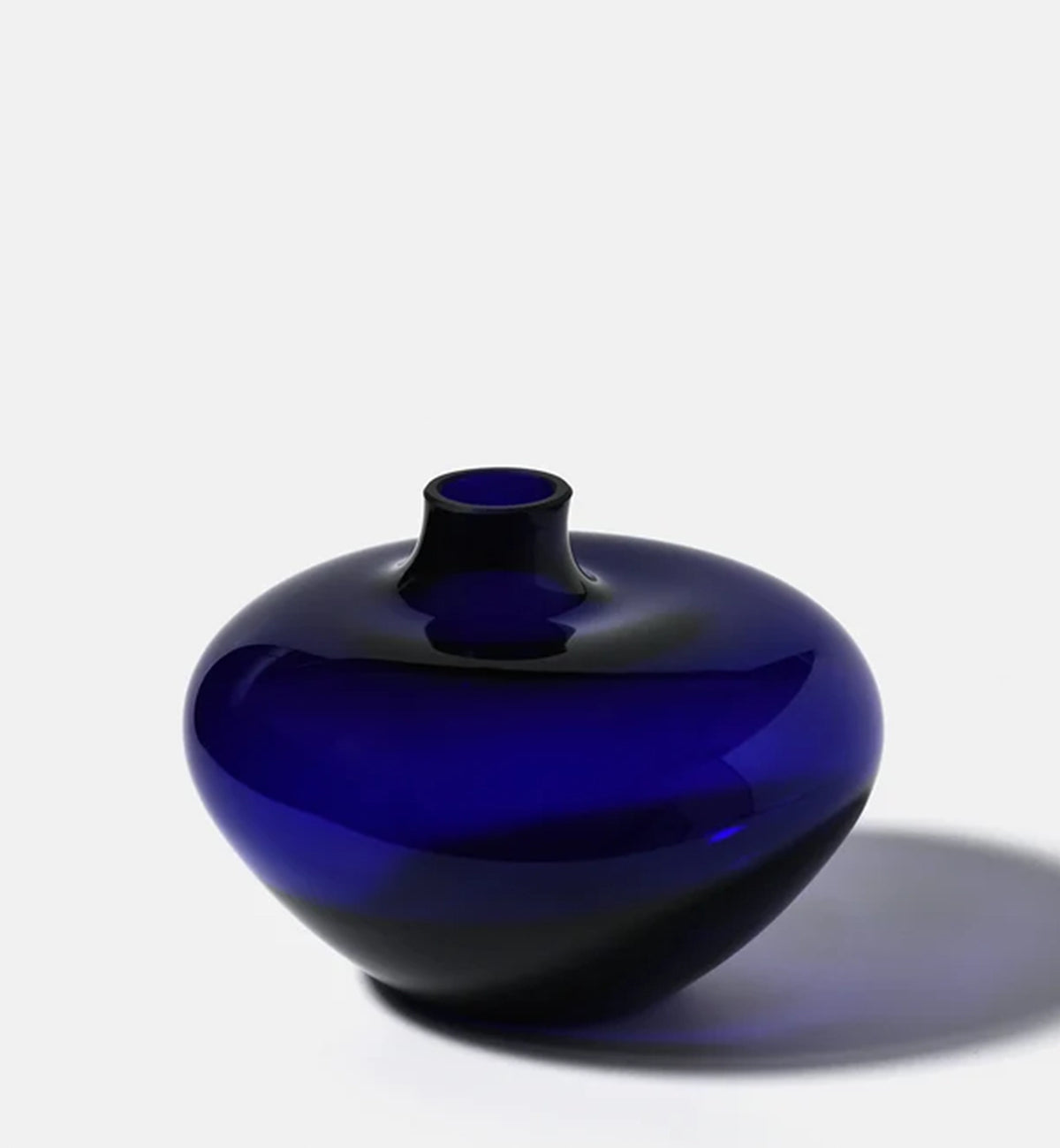 Vase PEBBLE 2017, Kobalt, 16 cm