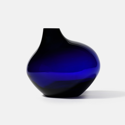 PEBBLE 2017 Vase, Cobalt, 20 cm