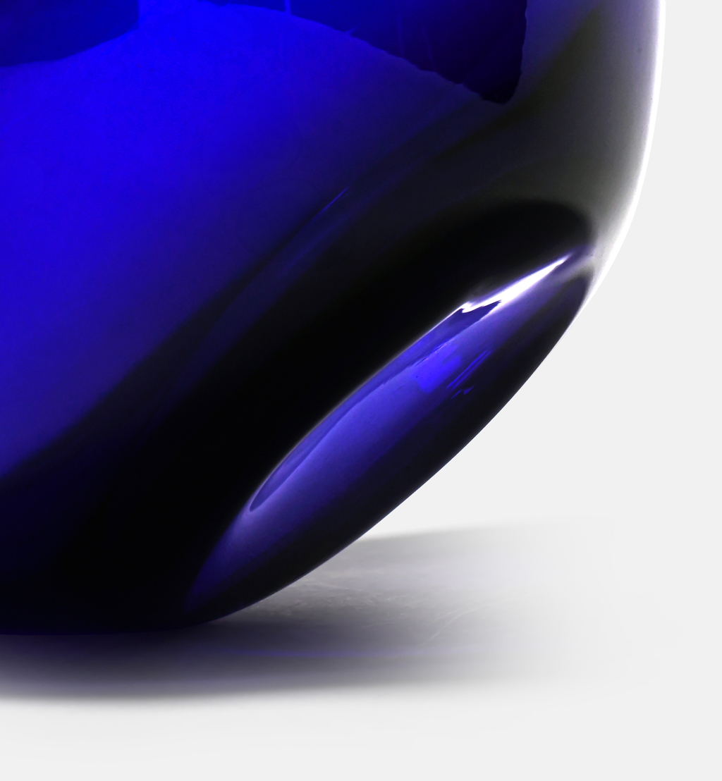 PEBBLE 2017 Vase, Cobalt, 20 cm