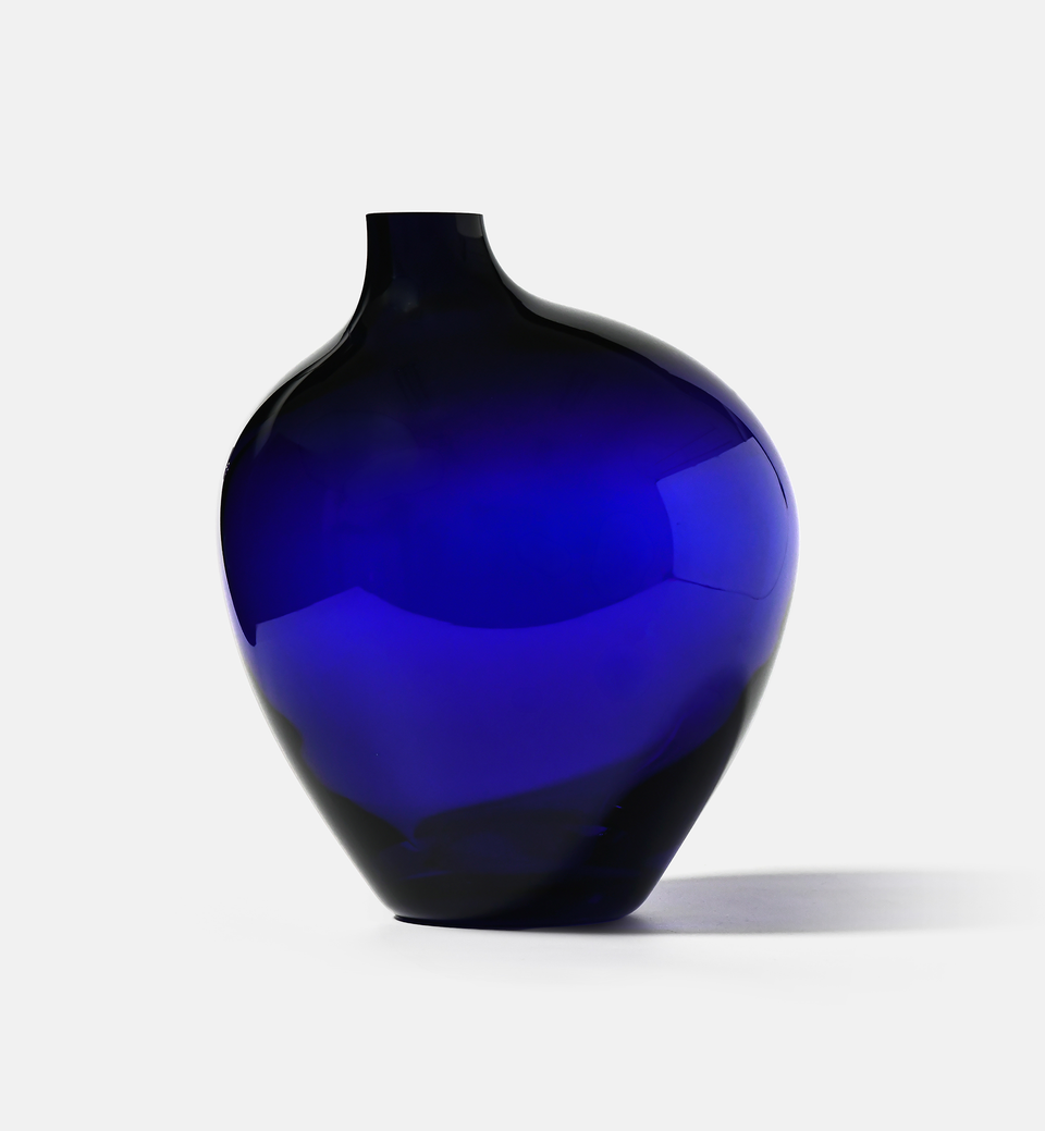 PEBBLE 2017 Vase, Cobalt, 30 cm