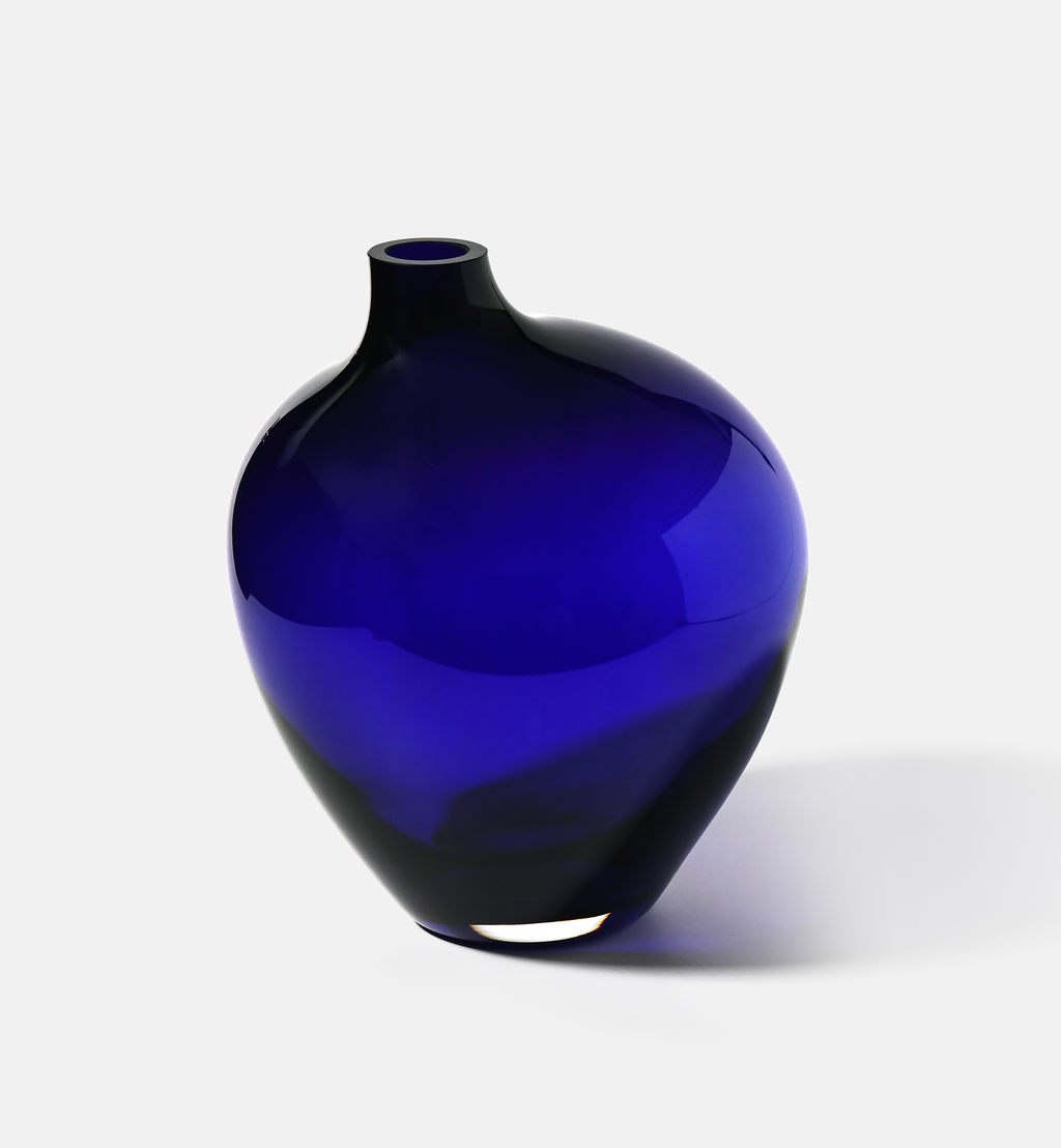 PEBBLE 2017 Vase, Cobalt, 30 cm