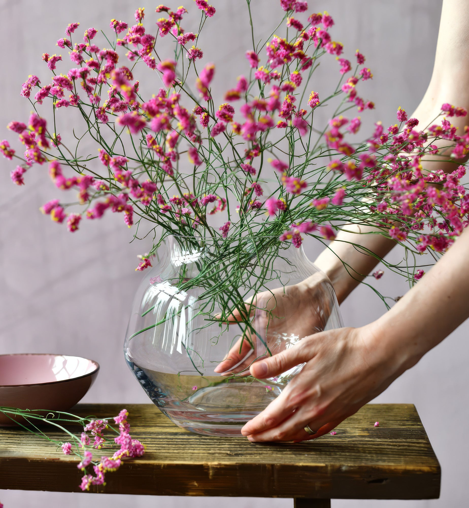 Wide vase 20 cm