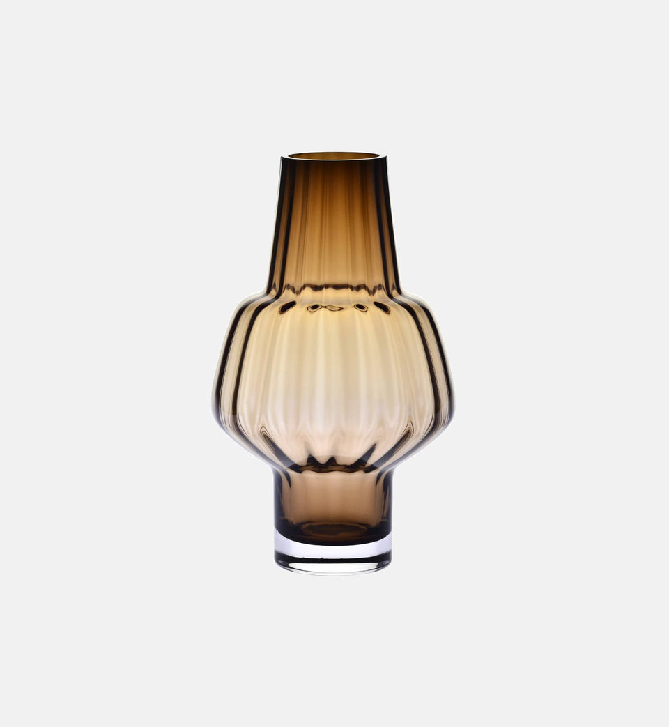Vase Muse, Rauchquarz, 30 cm