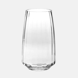 Celebration Ribbed Vase, Clear, 28 cm