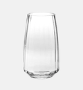 Celebration Ribbed Vase, Clear, 28 cm