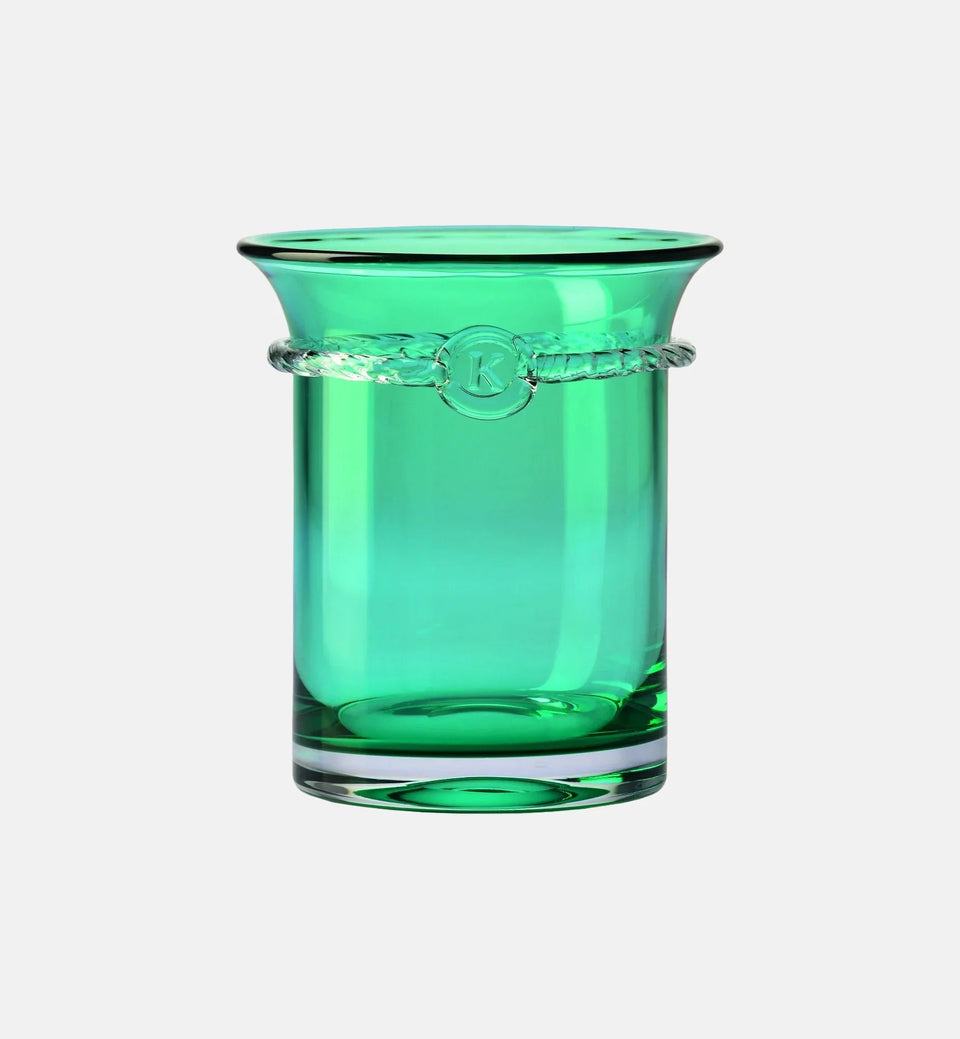 Kristall-Eisbehälter Aurelia Smaragd 19 cm