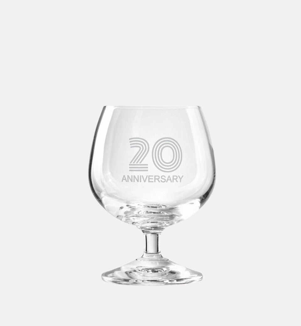 "20 ANNIVERSARY" Glass, 230 ml