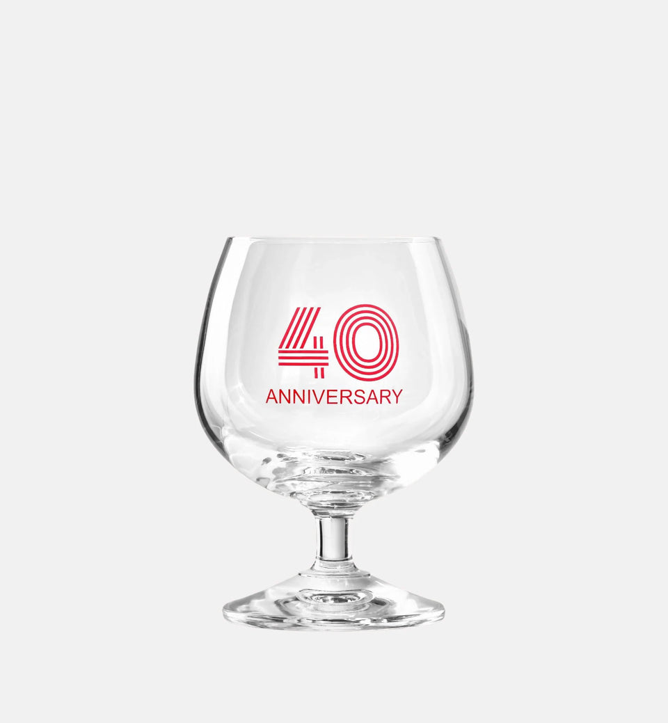 "40 ANNIVERSARY" Glass, 230 ml