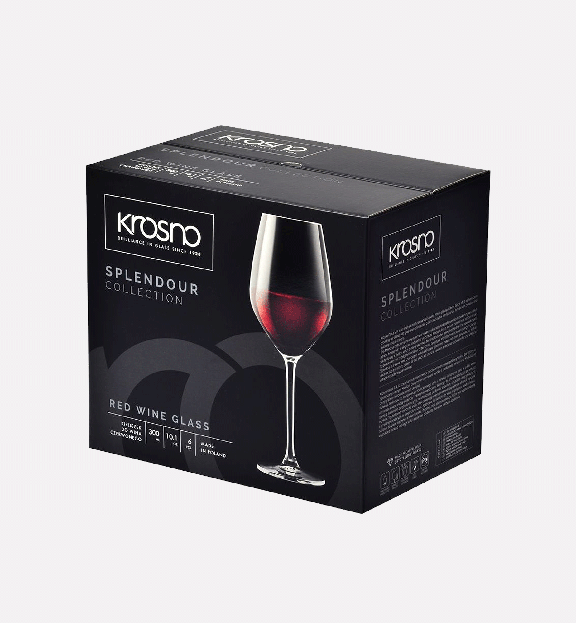 Kieliszki do wina czerwonego 460 ml