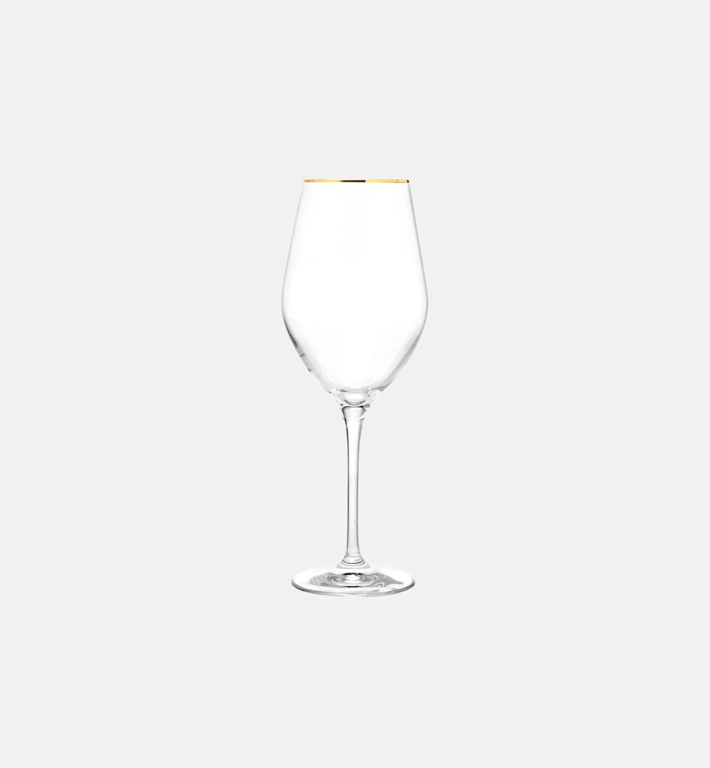Kieliszki do wina ze złotym paskiem Splendour 460 ml