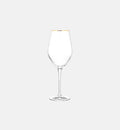 Kieliszki do wina ze złotym paskiem Splendour 460 ml