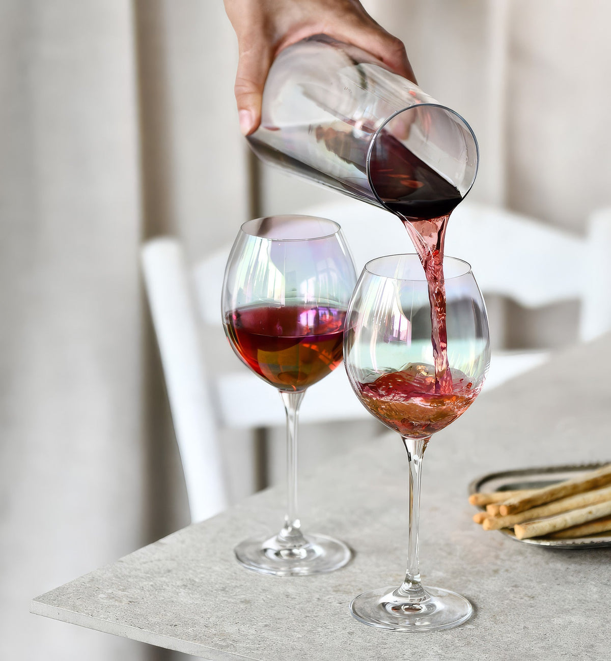 Iridescent Wine Glasses, 380 ml