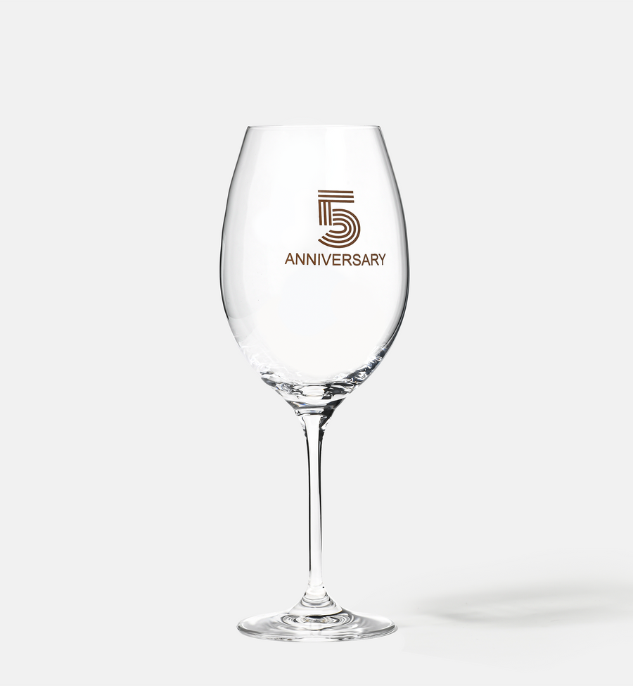 "5 ANNIVERSARY" Wine Glass, 480 ml