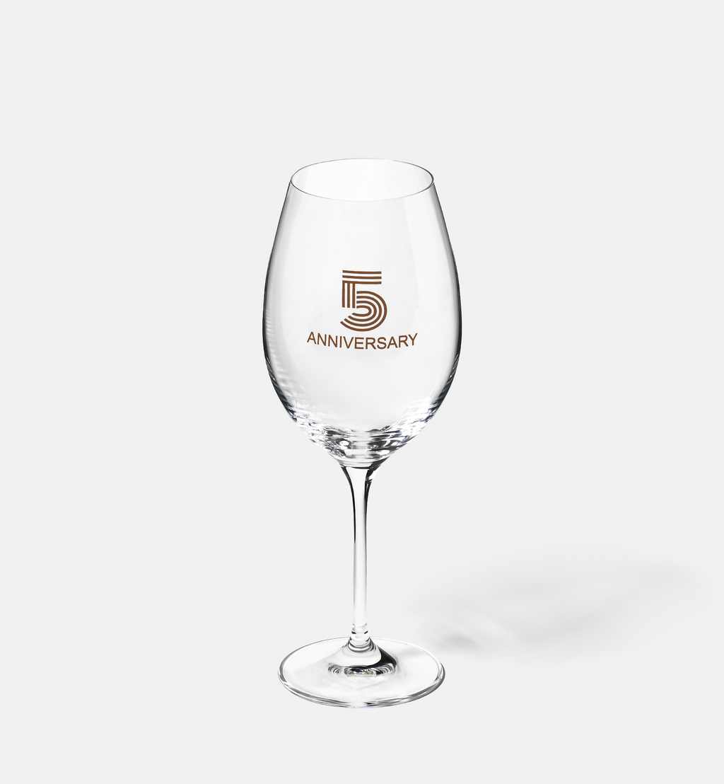 "5 ANNIVERSARY" Wine Glass, 480 ml