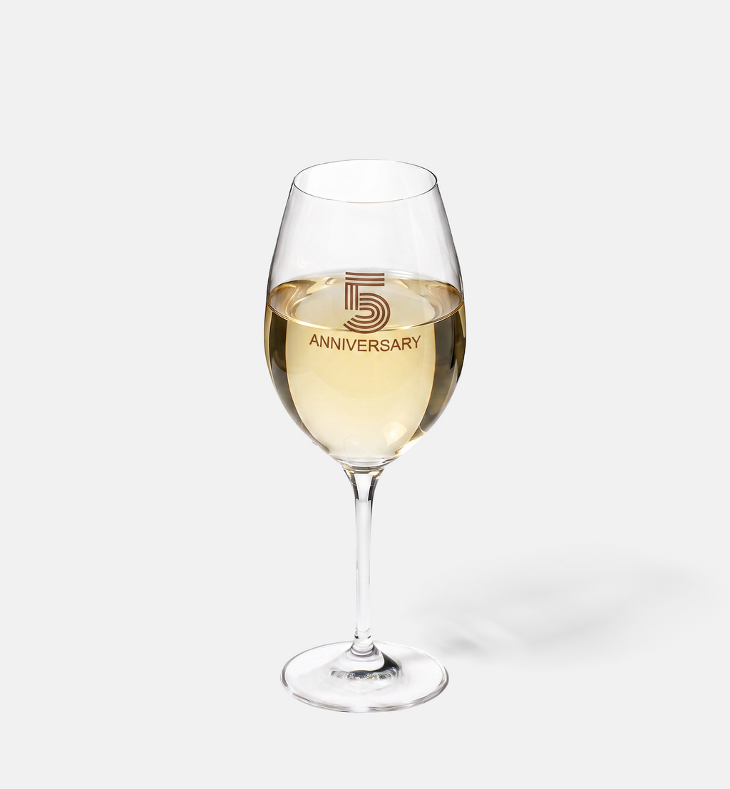 "5 ANNIVERSARY" Wine Glass, 480 ml