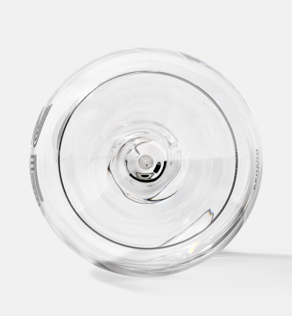 Zdobiony kieliszek do wina z napisem 10 ANNIVERSARY, 10 ROCZNICA 480 ml