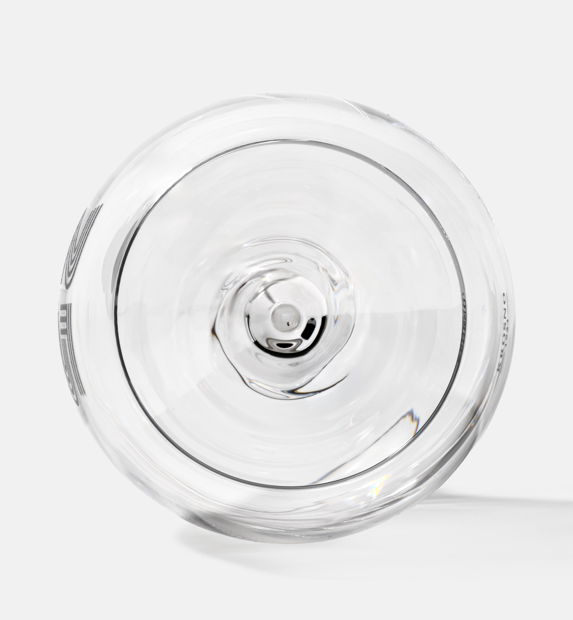 Zdobiony kieliszek do wina z napisem 10 ANNIVERSARY, 10 ROCZNICA 480 ml