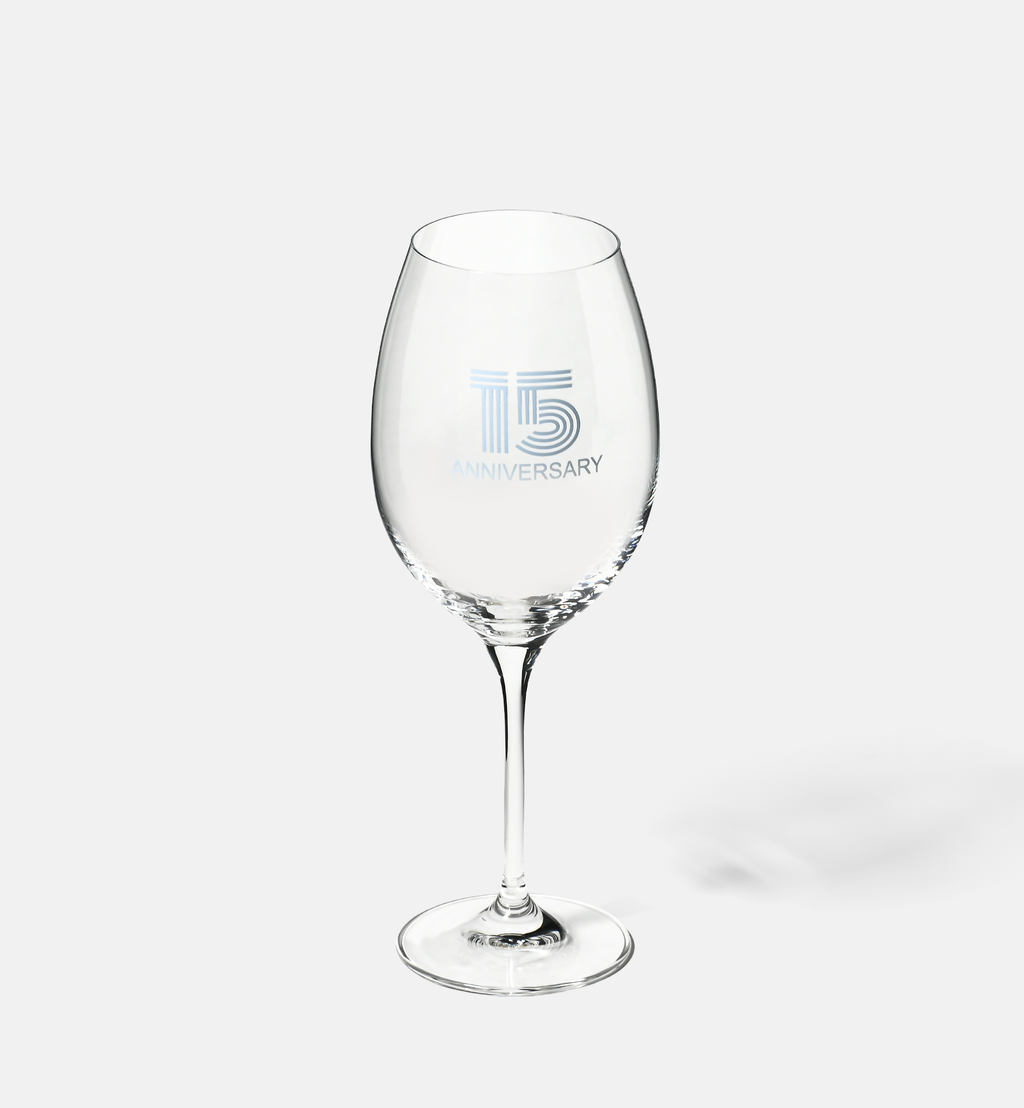 "15 ANNIVERSARY" Wine Glass, 480 ml