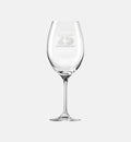 Zdobiony kieliszek do wina z napisem 25 ANNIVERSARY, 25 ROCZNICA 480 ml