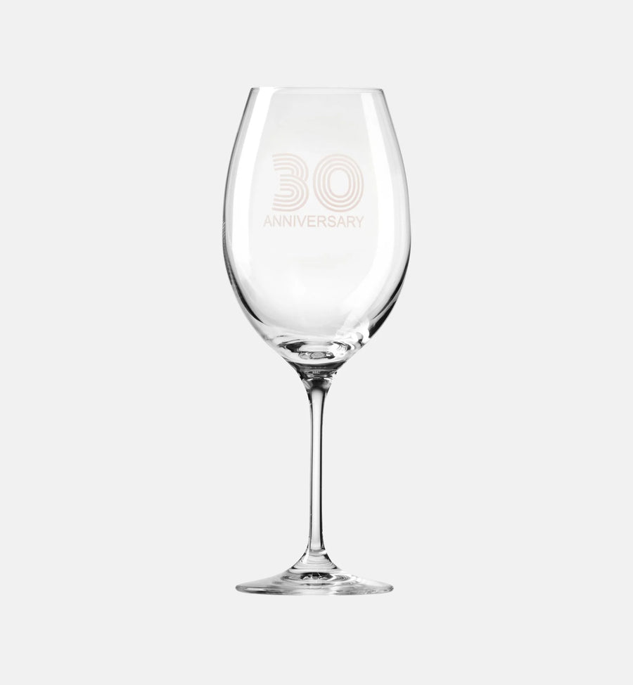 "30 ANNIVERSARY" Wine Glass, 480 ml