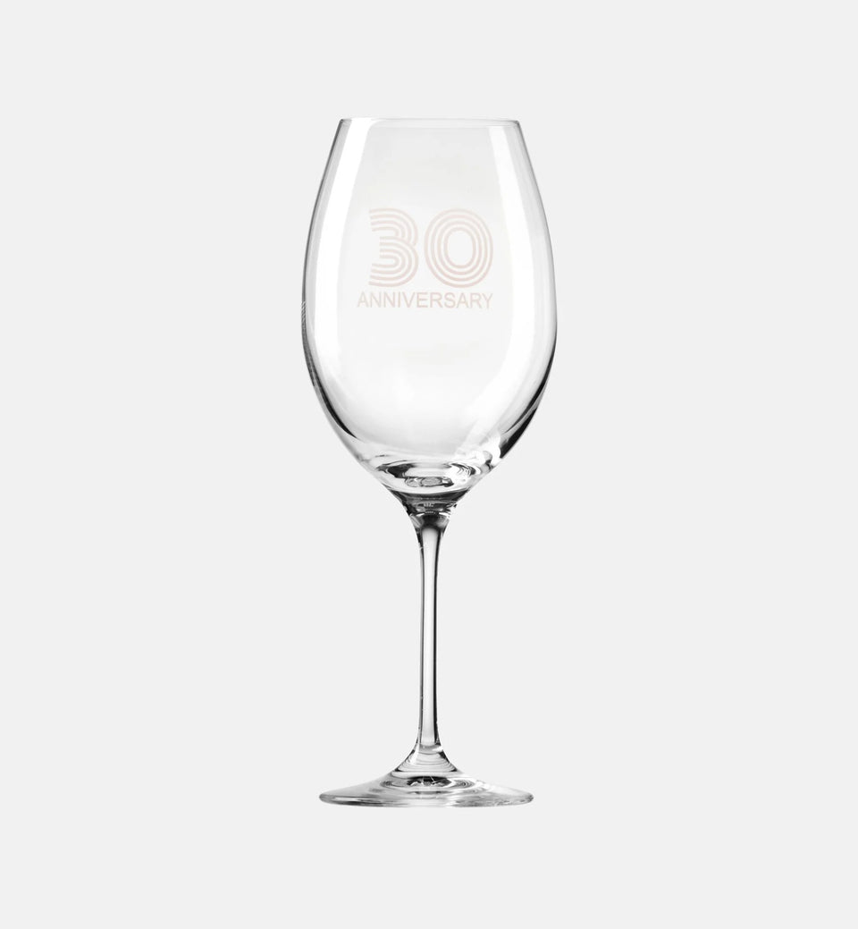 "30 ANNIVERSARY" Wine Glass, 480 ml