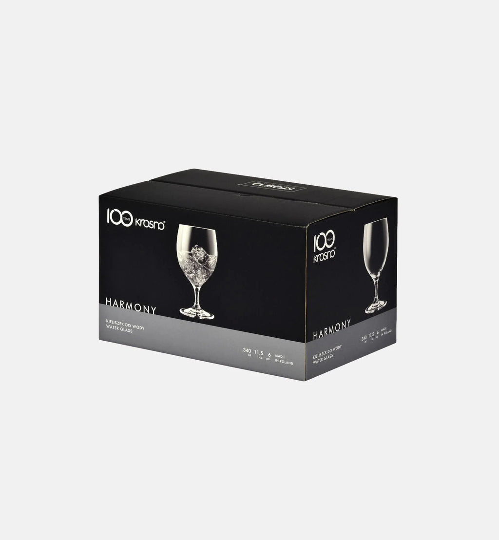 Niskie kieliszki do wody 340 ml