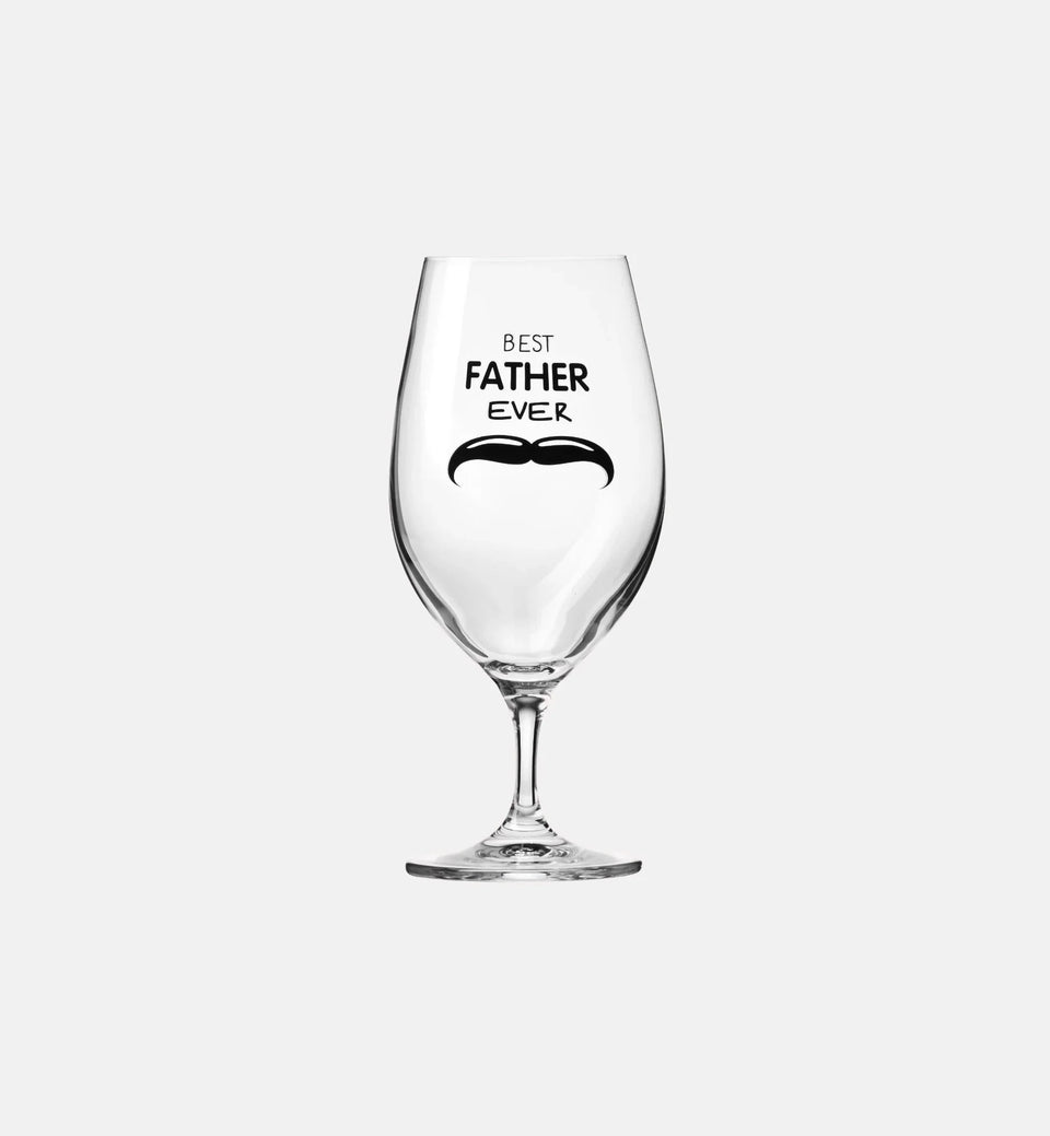 Pokal do piwa z dedykacją dla taty BEST FATHER EVER 400 ml