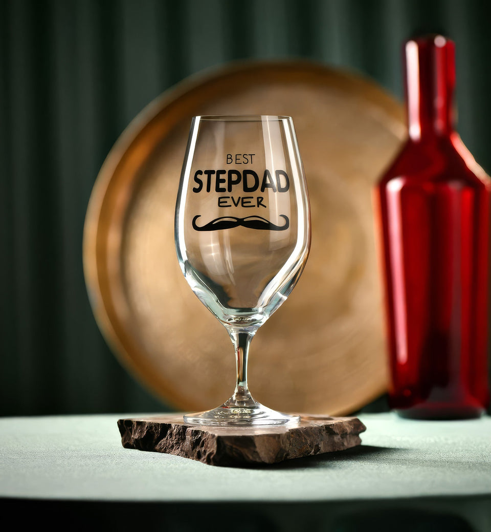 "BEST STEPDAD EVER" Beer Goblet, 400 ml