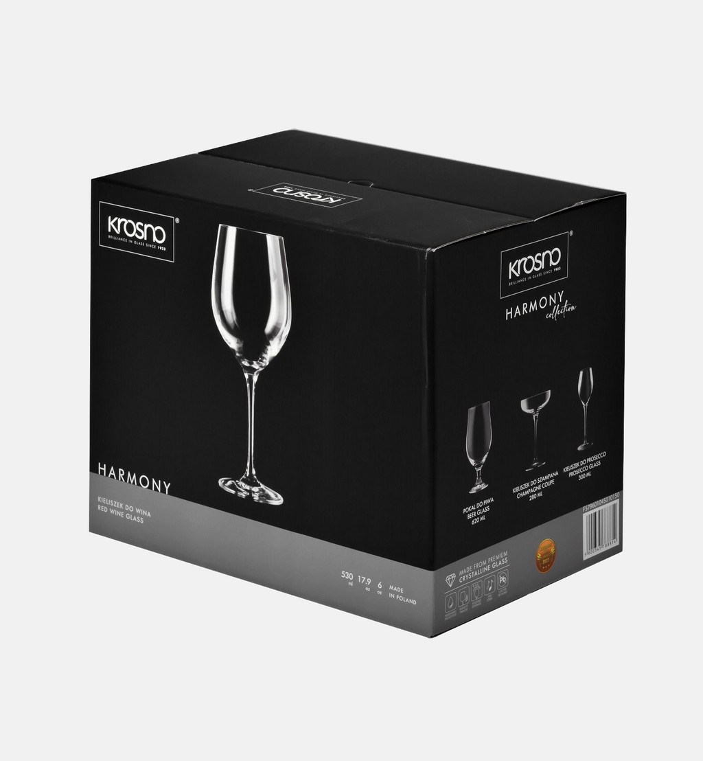 Kieliszki do wina czerwonego 530 ml